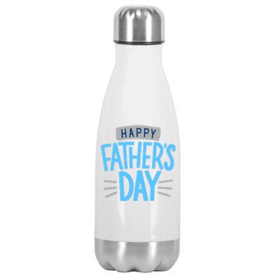 Happy Fathers Day Celebration Gift Stainless Steel Insulated Water Bottle