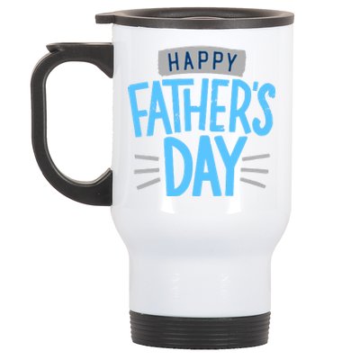 Happy Fathers Day Celebration Gift Stainless Steel Travel Mug