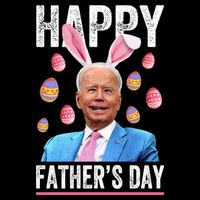 Happy Father's Day Funny Biden Confused For Easter Day Gift Cooling Performance Crew T-Shirt