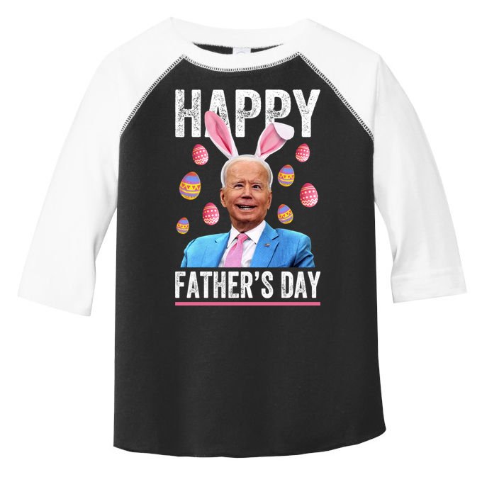 Happy Father's Day Funny Biden Confused For Easter Day Gift Toddler Fine Jersey T-Shirt