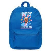 Happy Father's Day Funny Biden Confused For Easter Day Gift 16 in Basic Backpack