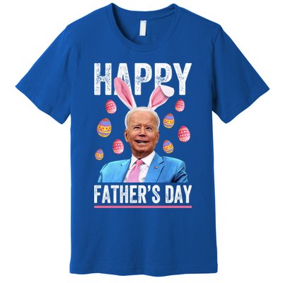 Happy Father's Day Funny Biden Confused For Easter Day Gift Premium T-Shirt