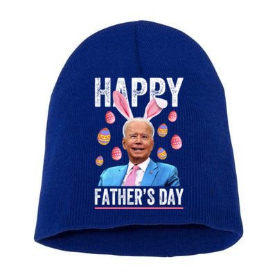 Happy Father's Day Funny Biden Confused For Easter Day Gift Short Acrylic Beanie