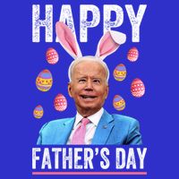 Happy Father's Day Funny Biden Confused For Easter Day Gift Zip Tote Bag