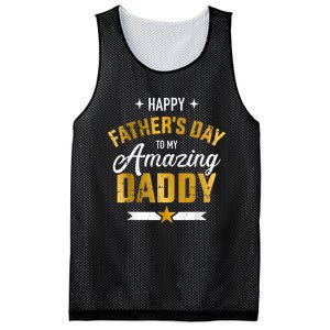 Happy Father's Day For My Amazing Daddy Mesh Reversible Basketball Jersey Tank