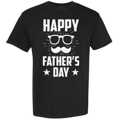 Happy Fathers Day Daddy Dad Father Fathers Day Sayings Papa Garment-Dyed Heavyweight T-Shirt
