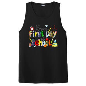 Happy First Day Of School Teachers Students Back To School PosiCharge Competitor Tank