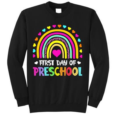 Happy First Day Of Preschool Back To School Sweatshirt