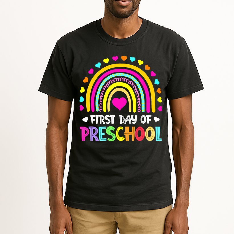 Happy First Day Of Preschool Back To School Tall T-Shirt