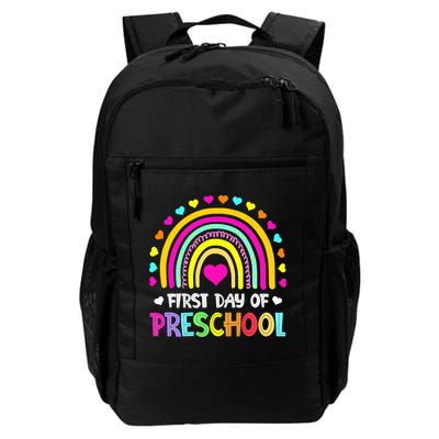 Happy First Day Of Preschool Back To School Backpack