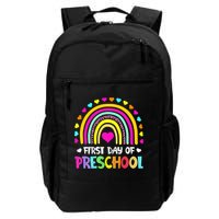 Happy First Day Of Preschool Back To School Backpack