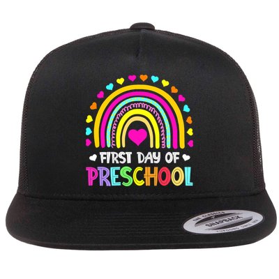 Happy First Day Of Preschool Back To School Flatbill Hat