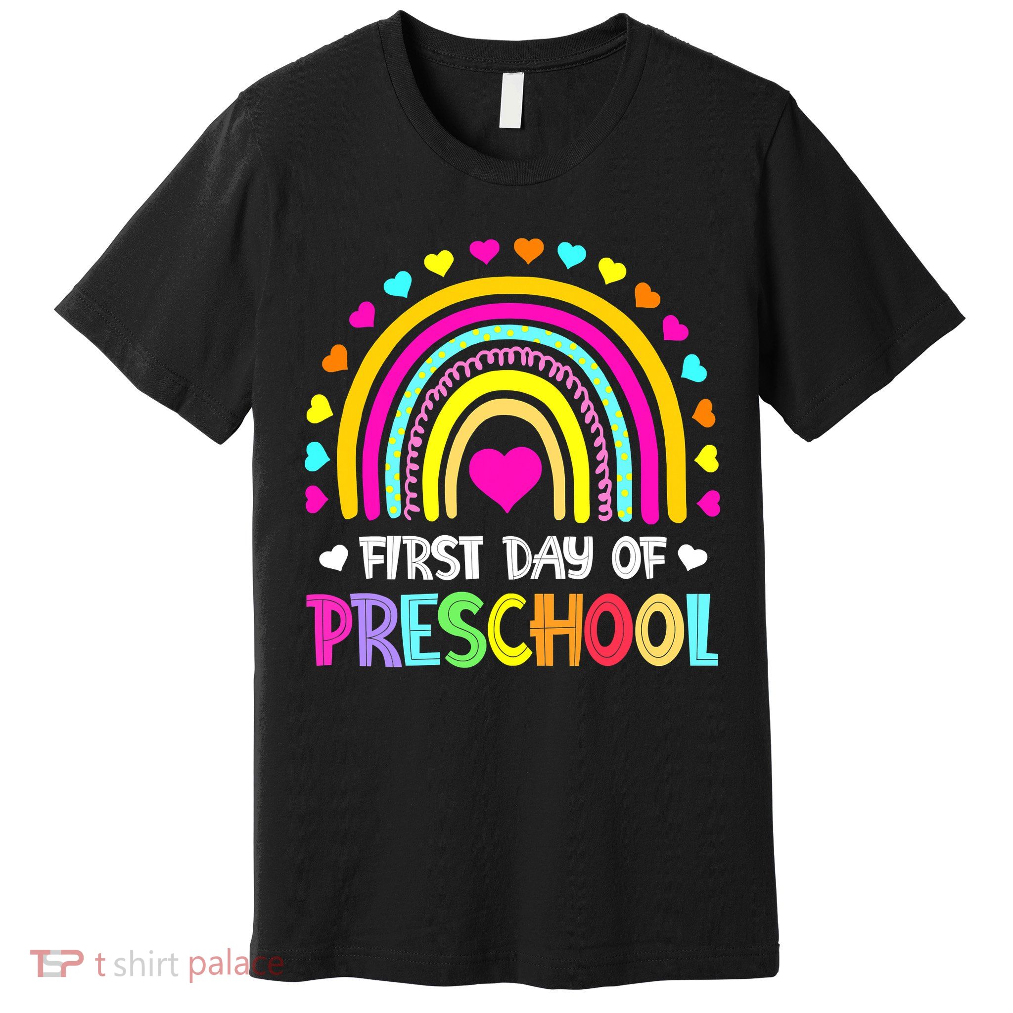 Happy First Day Of Preschool Back To School Premium T-Shirt