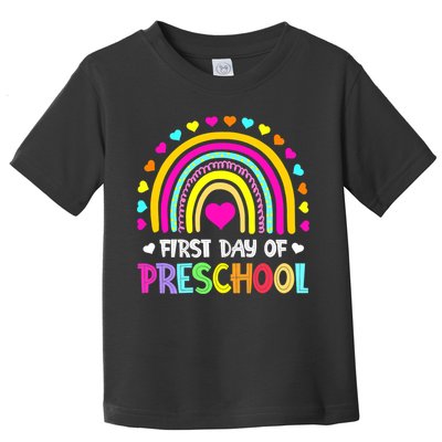 Happy First Day Of Preschool Back To School Toddler T-Shirt
