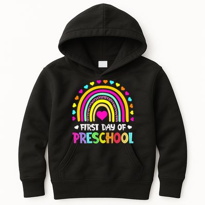 Happy First Day Of Preschool Back To School Kids Hoodie