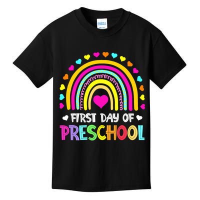 Happy First Day Of Preschool Back To School Kids T-Shirt