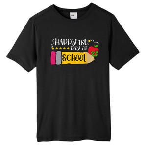 Happy First Day Of School Teachers Students Parents Tall Fusion ChromaSoft Performance T-Shirt