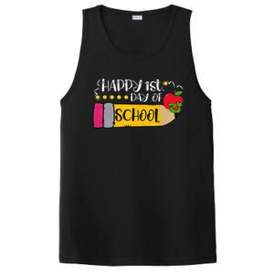 Happy First Day Of School Teachers Students Parents PosiCharge Competitor Tank