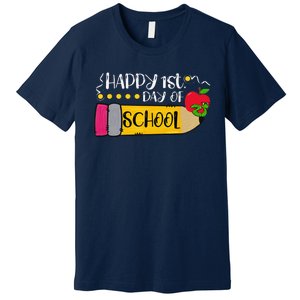 Happy First Day Of School Teachers Students Parents Premium T-Shirt