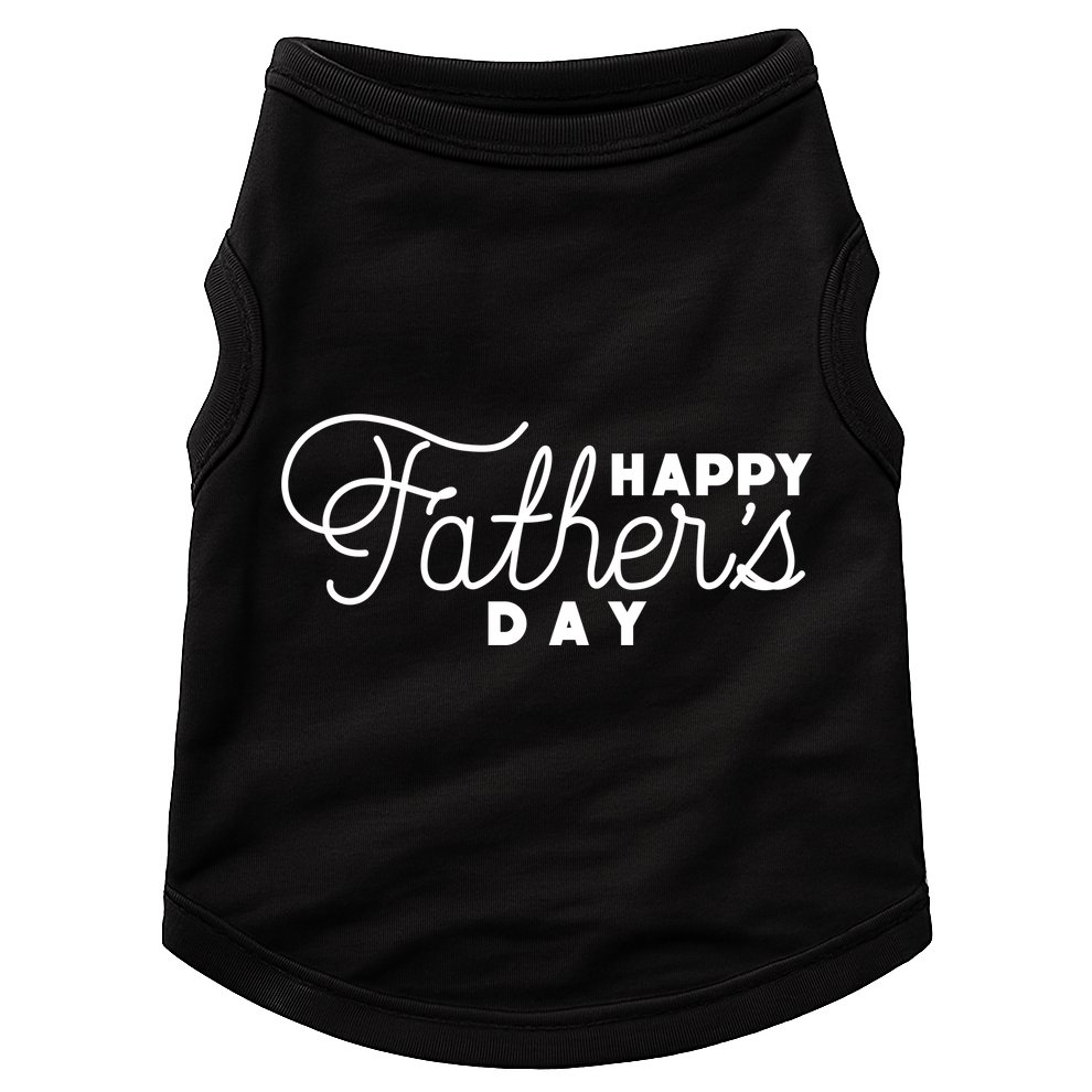 Happy Fathers Day Celebration Gift Doggie Tank