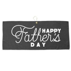 Happy Fathers Day Celebration Gift Large Microfiber Waffle Golf Towel