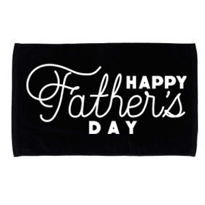 Happy Fathers Day Celebration Gift Microfiber Hand Towel