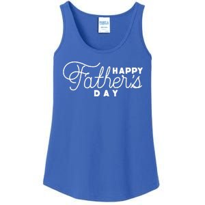 Happy Fathers Day Celebration Gift Ladies Essential Tank