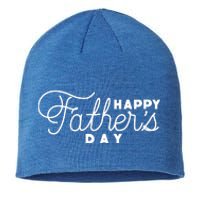 Happy Fathers Day Celebration Gift Sustainable Beanie