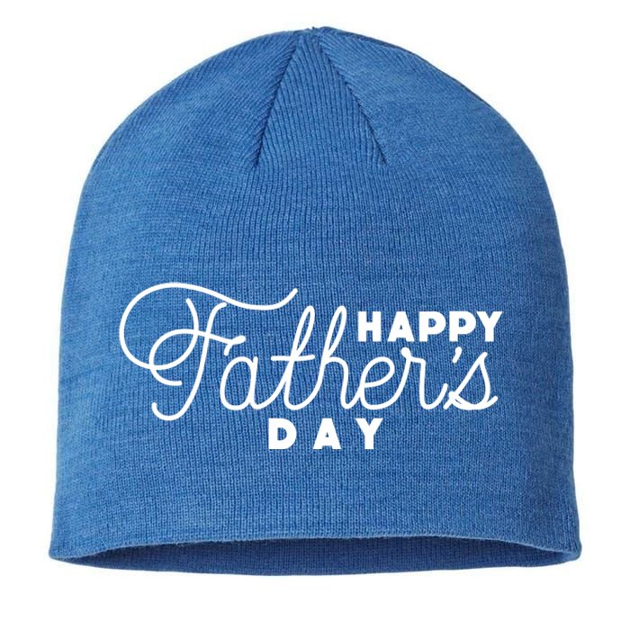 Happy Fathers Day Celebration Gift Sustainable Beanie