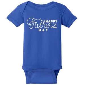 Happy Fathers Day Celebration Gift Baby Bodysuit