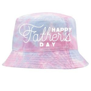 Happy Fathers Day Celebration Gift Tie-Dyed Bucket Hat