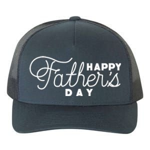 Happy Fathers Day Celebration Gift Yupoong Adult 5-Panel Trucker Hat