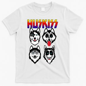 Huskiss Funny Dogs Puppy Rock Rockin T-Shirt