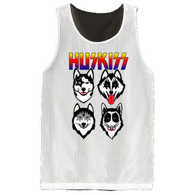 Huskiss Funny Dogs Puppy Rock Rockin Mesh Reversible Basketball Jersey Tank