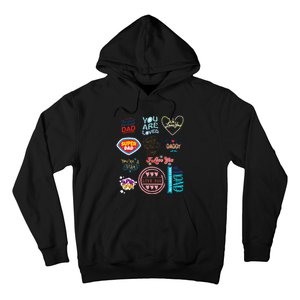 Happy Father's Day super dad cute husband or daddy gift Hoodie