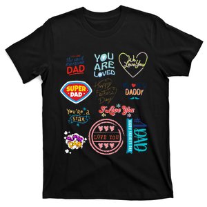 Happy Father's Day super dad cute husband or daddy gift T-Shirt