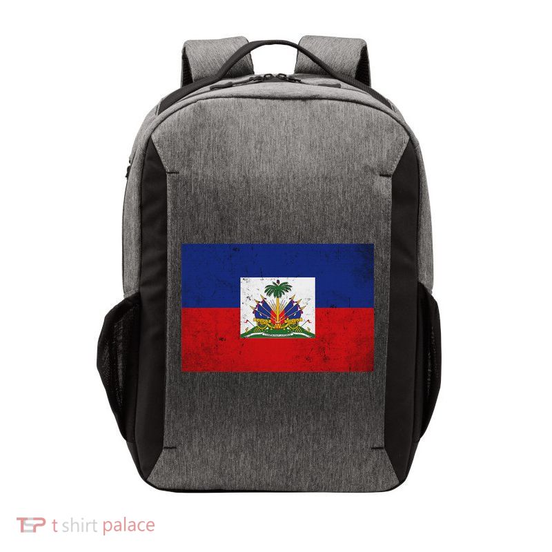 Haitian Flag Day Cool Haiti Flag Women Haitians Vector Backpack