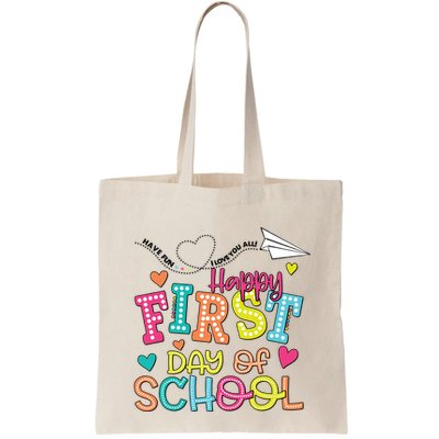 Happy First Day Of School Hello School Bag