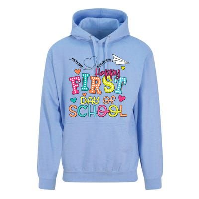 Happy First Day Of School Hello School Unisex Surf Hoodie