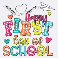 Happy First Day Of School Hello School Garment-Dyed Sweatshirt