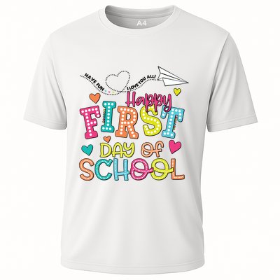Happy First Day Of School Hello School Performance Shirt