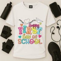 Happy First Day Of School Hello School Performance Shirt