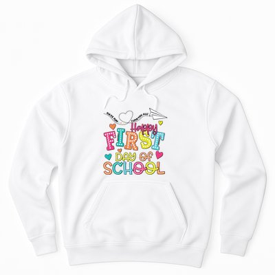 Happy First Day Of School Hello School Hoodie