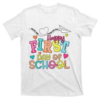 Happy First Day Of School Hello School T-Shirt