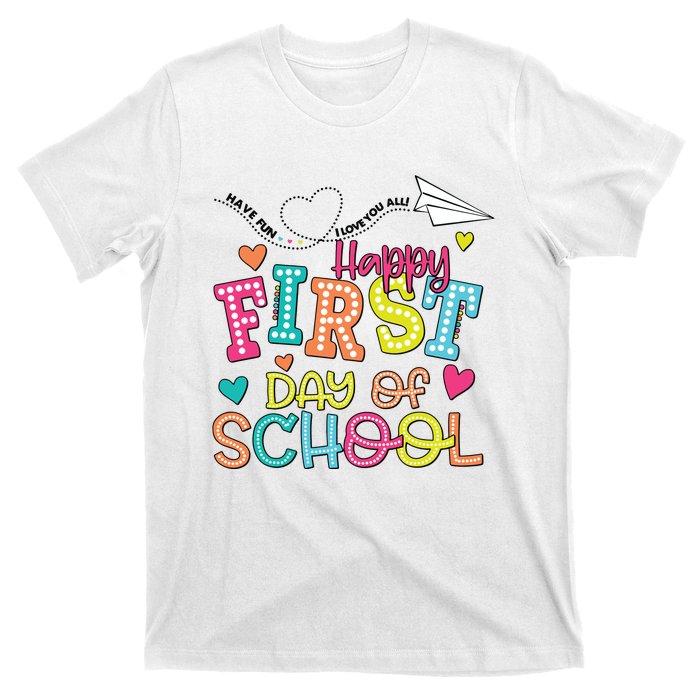 Happy First Day Of School Hello School T-Shirt