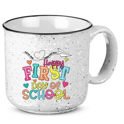 Happy First Day Of School Hello School 15oz Campfire Ceramic Mug