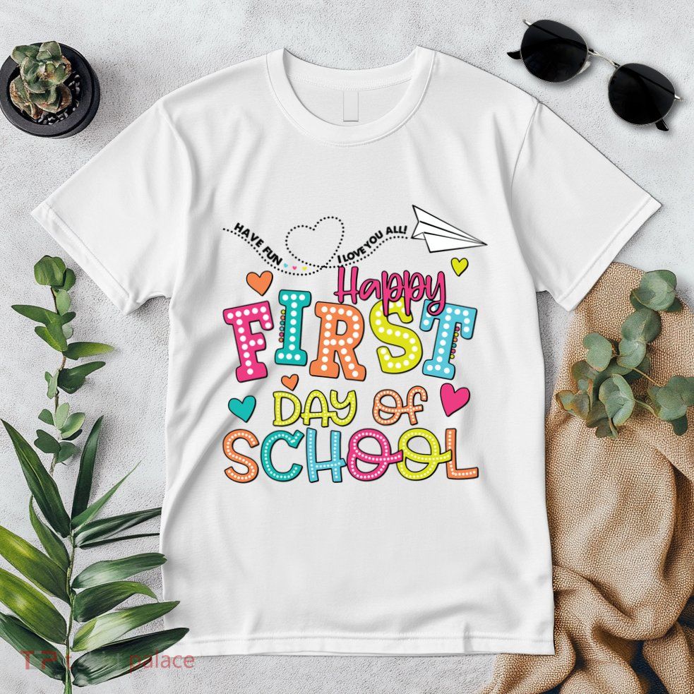 Happy First Day Of School Hello School Premium T-Shirt