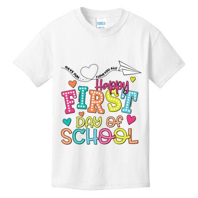 Happy First Day Of School Hello School Kids T-Shirt