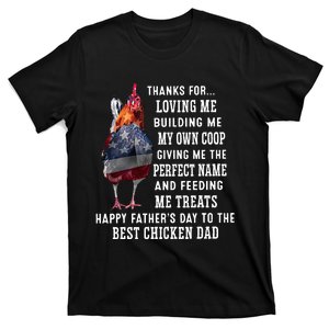 Happy FatherS Day To The Best Chicken Dad T-Shirt