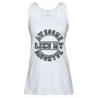 Happy Fathers Day Awesome Like My Daughter Dad Ladies Essential Flowy Tank